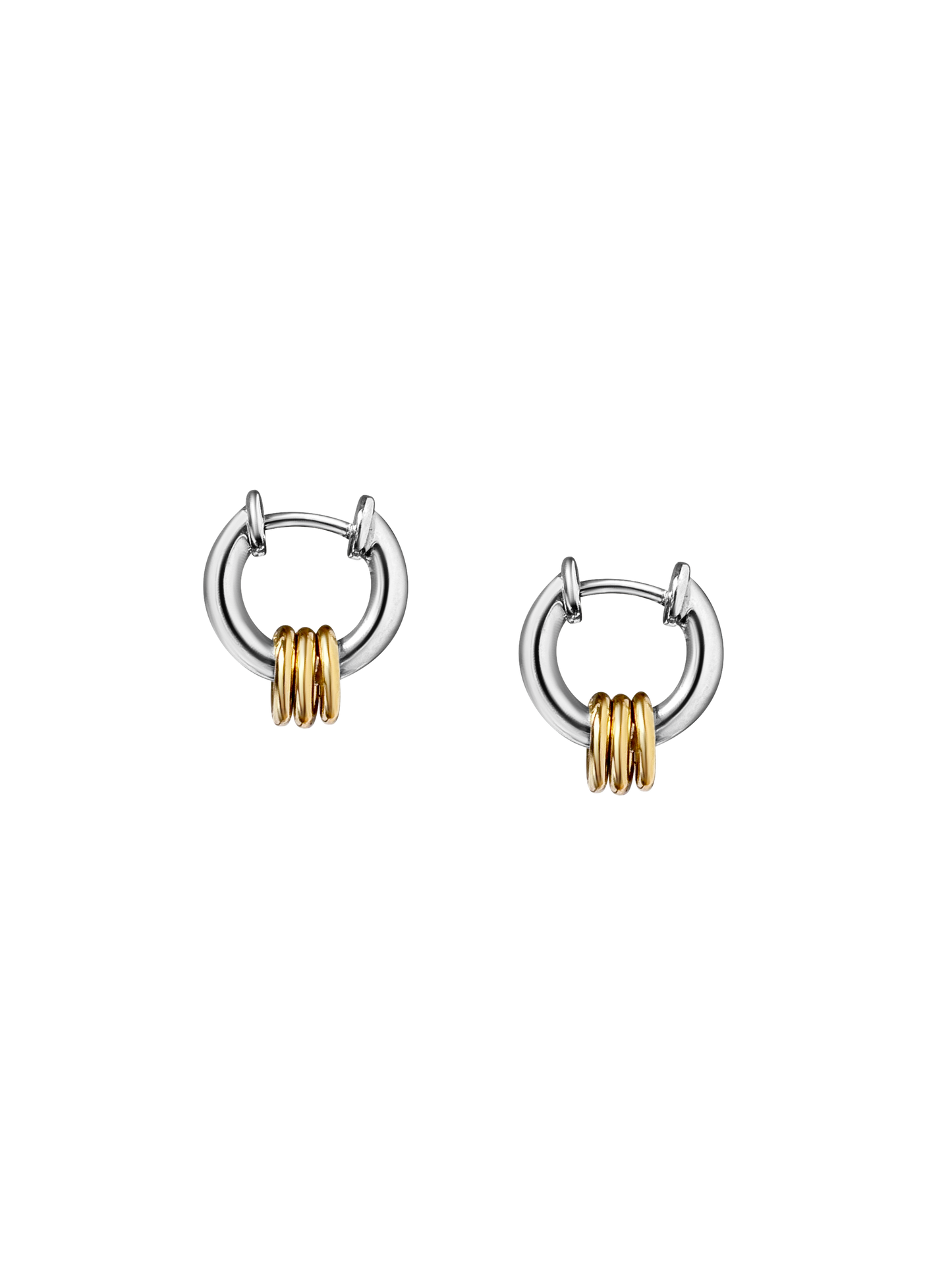 Laura Lombardi Two Tone Mini Fillia Earrings