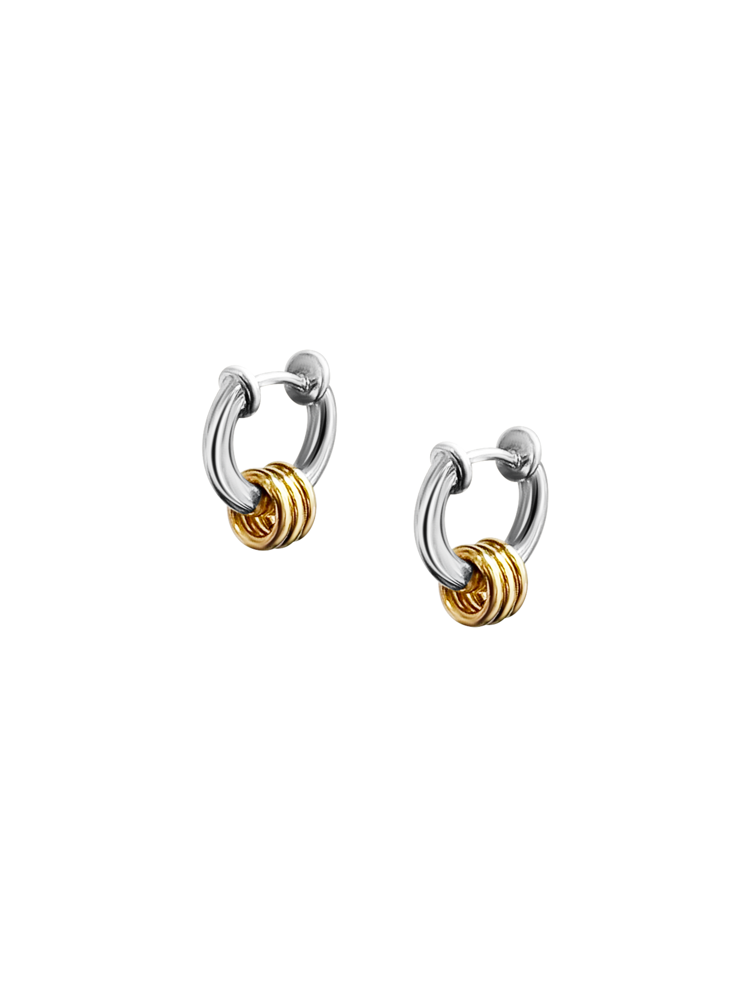 Laura Lombardi Two Tone Mini Fillia Earrings