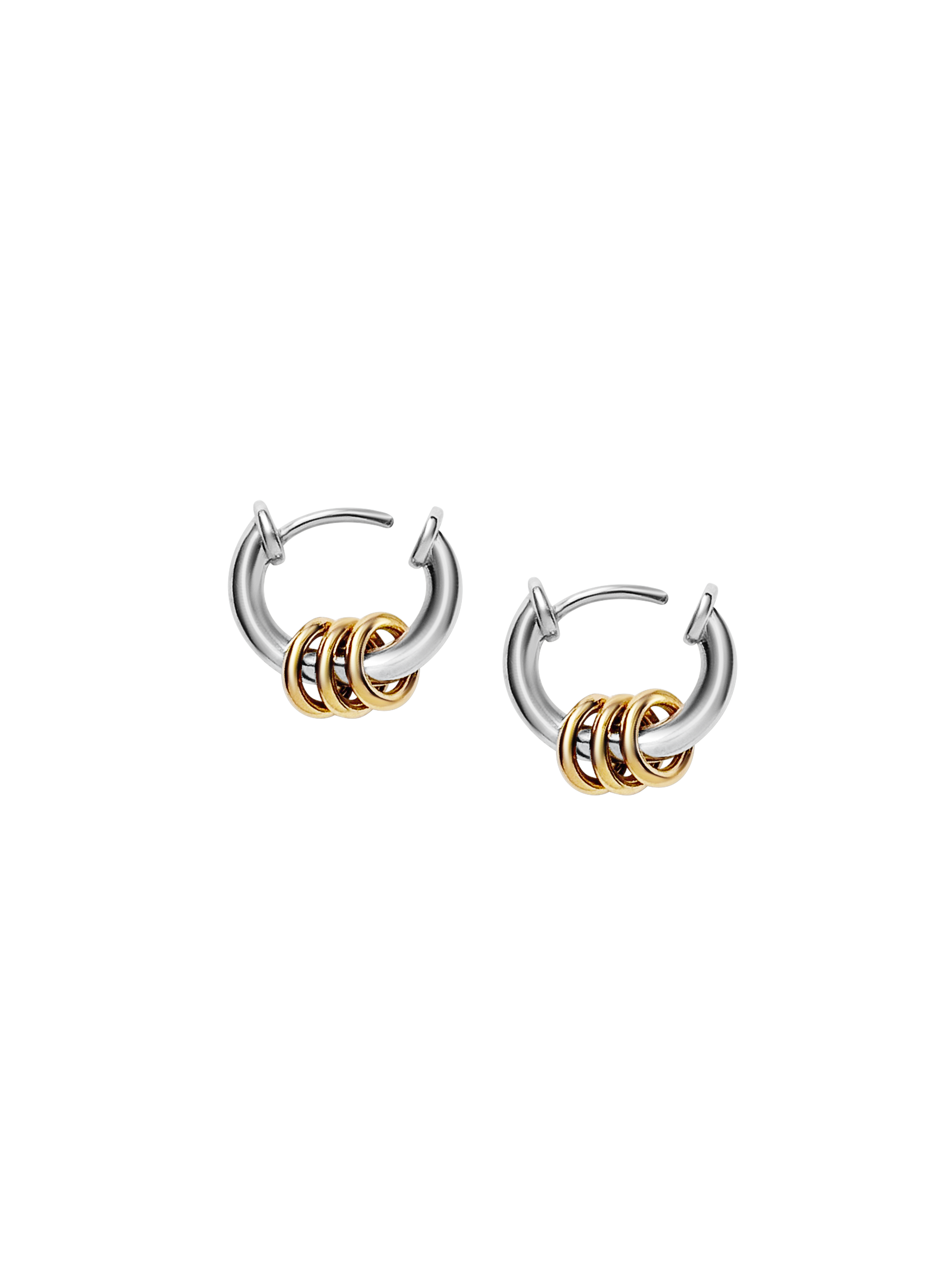 Laura Lombardi Two Tone Mini Fillia Earrings
