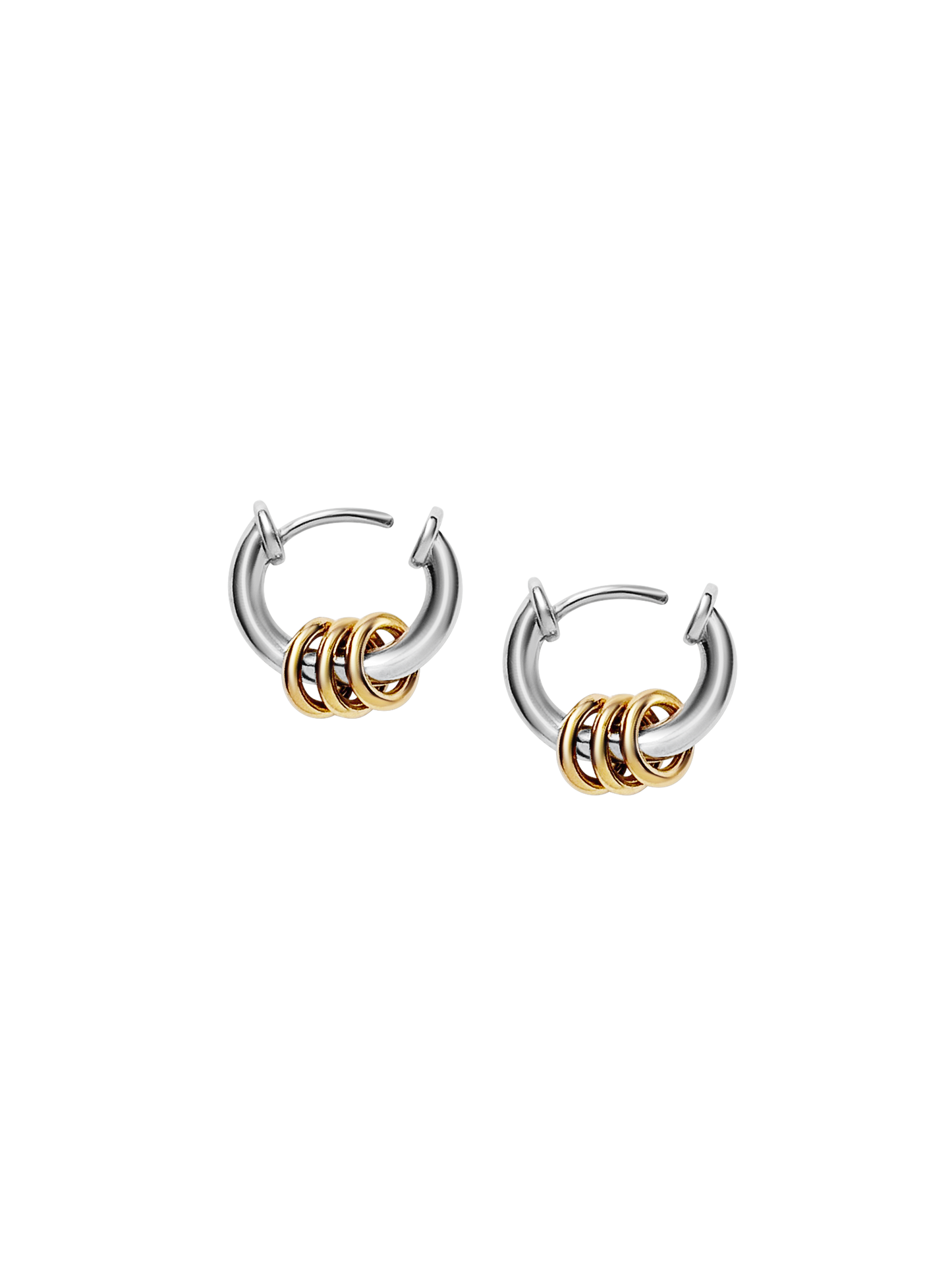 Laura Lombardi Two Tone Mini Fillia Earrings