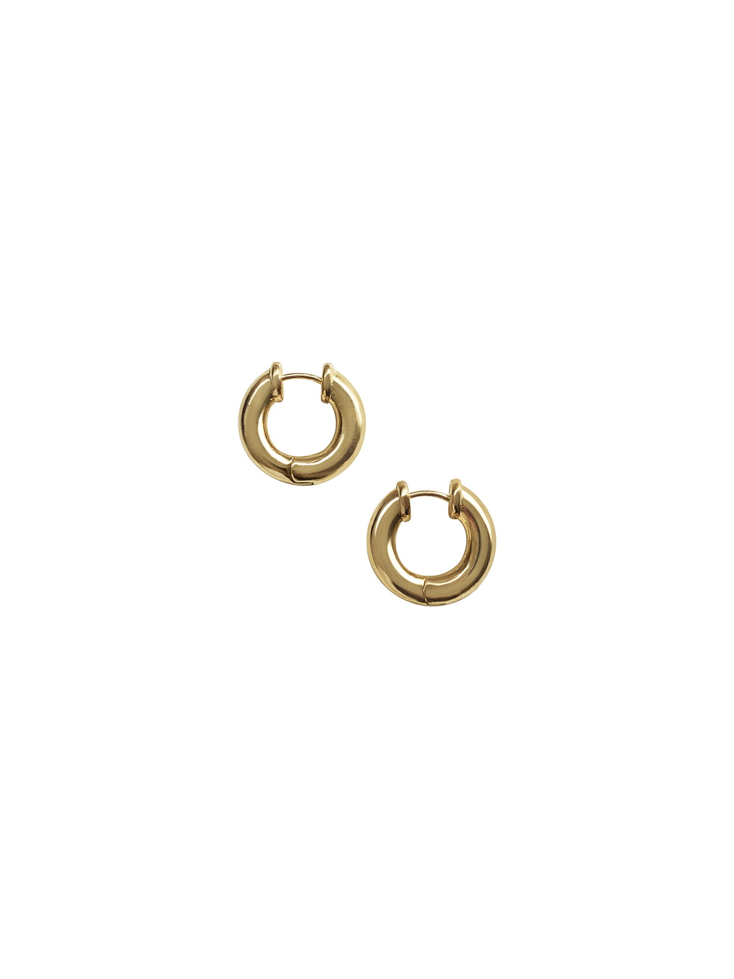 Laura Lombardi 14kt yellow gold Mini Classica Hoops.