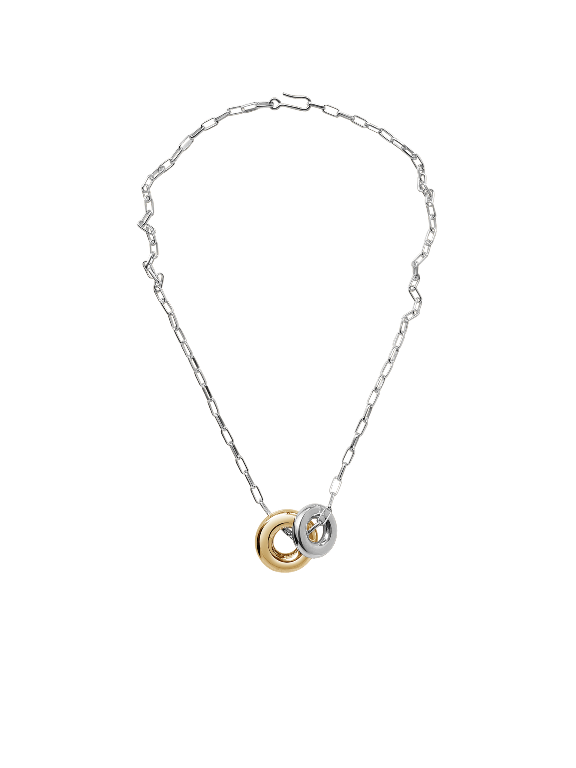 Two Tone Moneta Necklace – lauralombardi