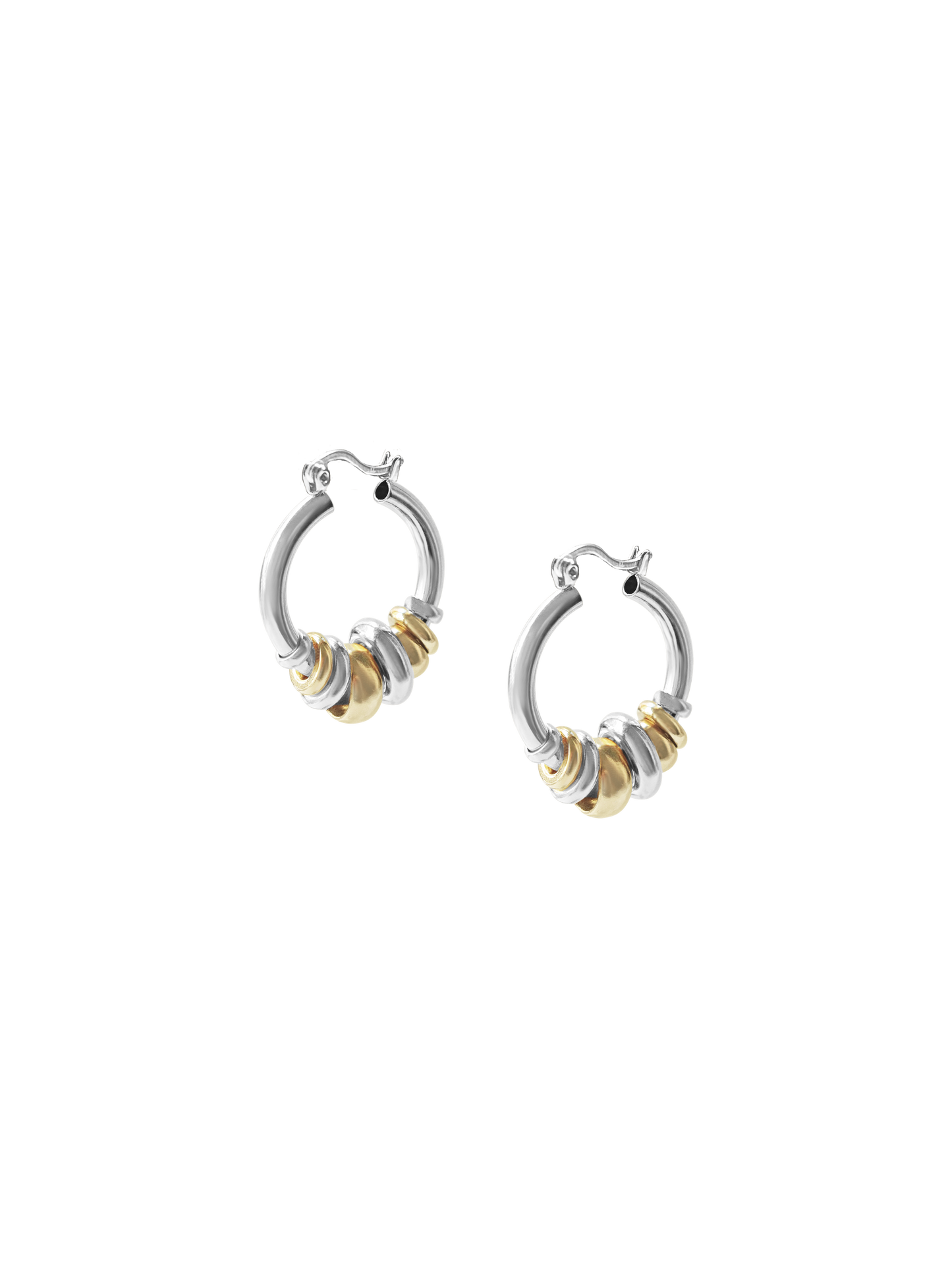 Laura Lombard Two Tone Radda Earrings