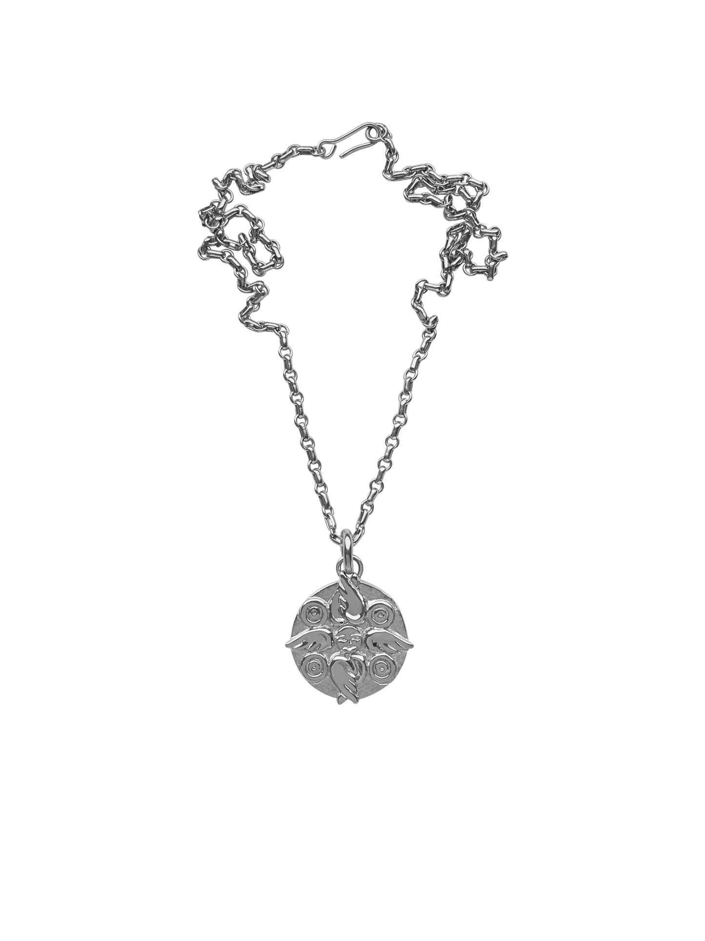 AMS x LL Silver Seraphim Pendant