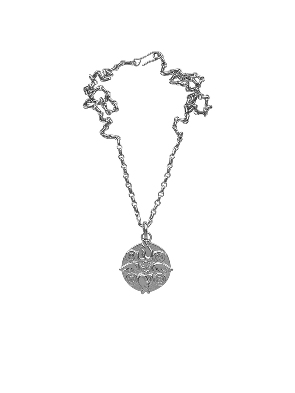 AMS x LL Silver Seraphim Pendant