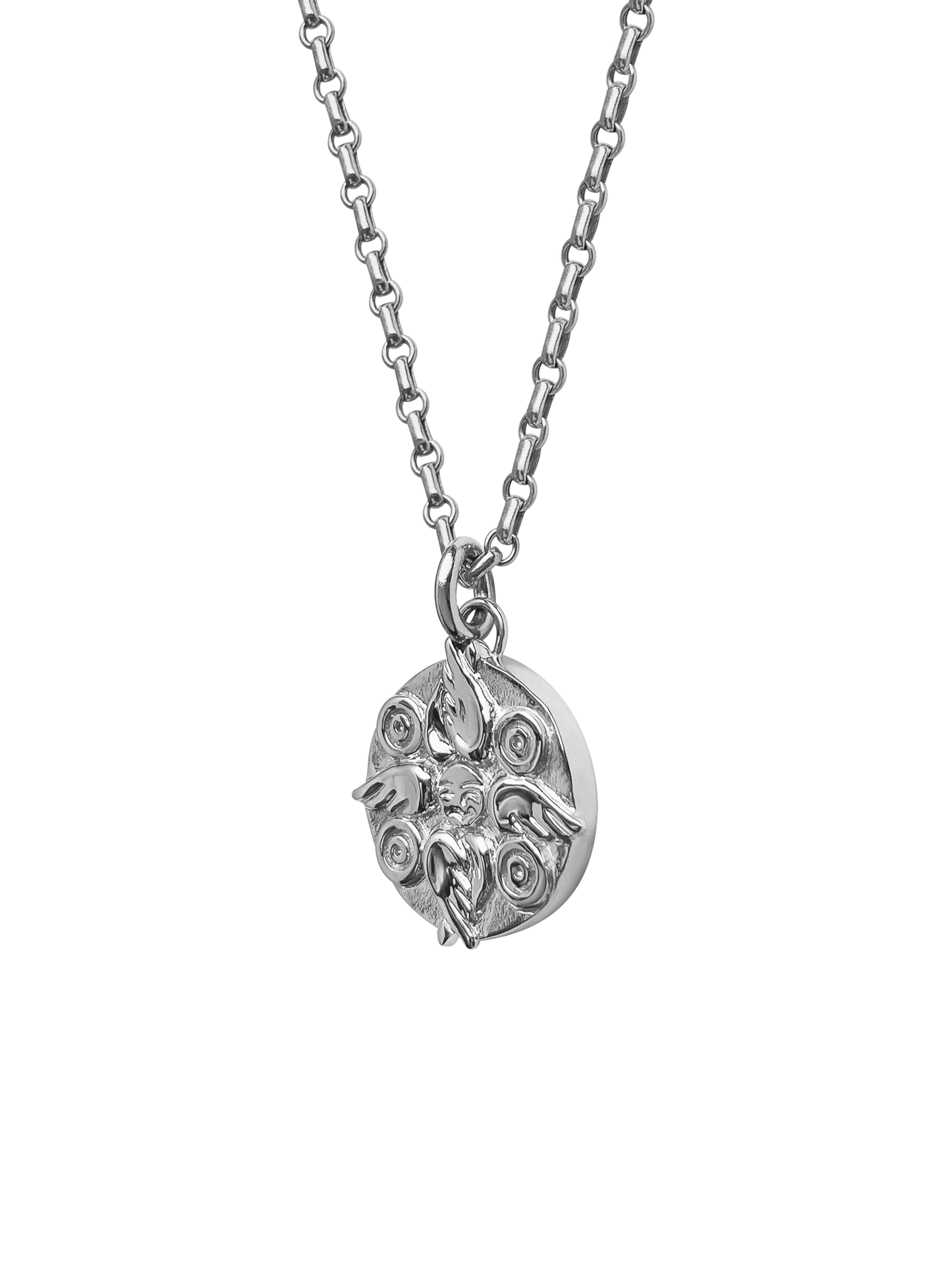 AMS x LL Silver Seraphim Pendant
