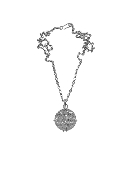 【新品未開封】 BABYL LVERSE PENDANT Vivienne Rabbit Pendant, White Gold, Lacquer, Diamonds
