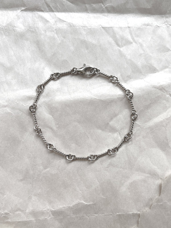 Laura Lombardi Silver Riccio Bracelet
