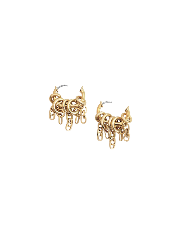 Laura Lombardi gold Stalla fringe earrings