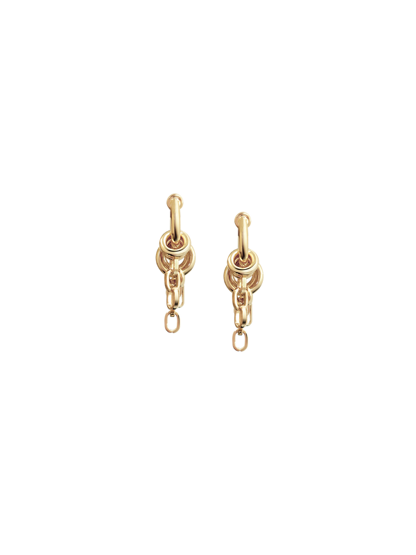 Laura Lombardi gold Stalla fringe earrings