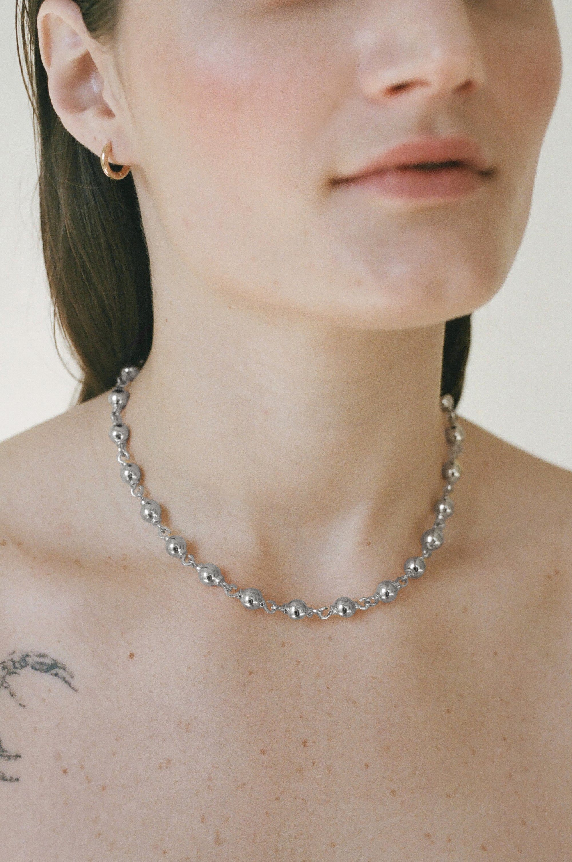 Laura Lombardi Silver Suona Necklace