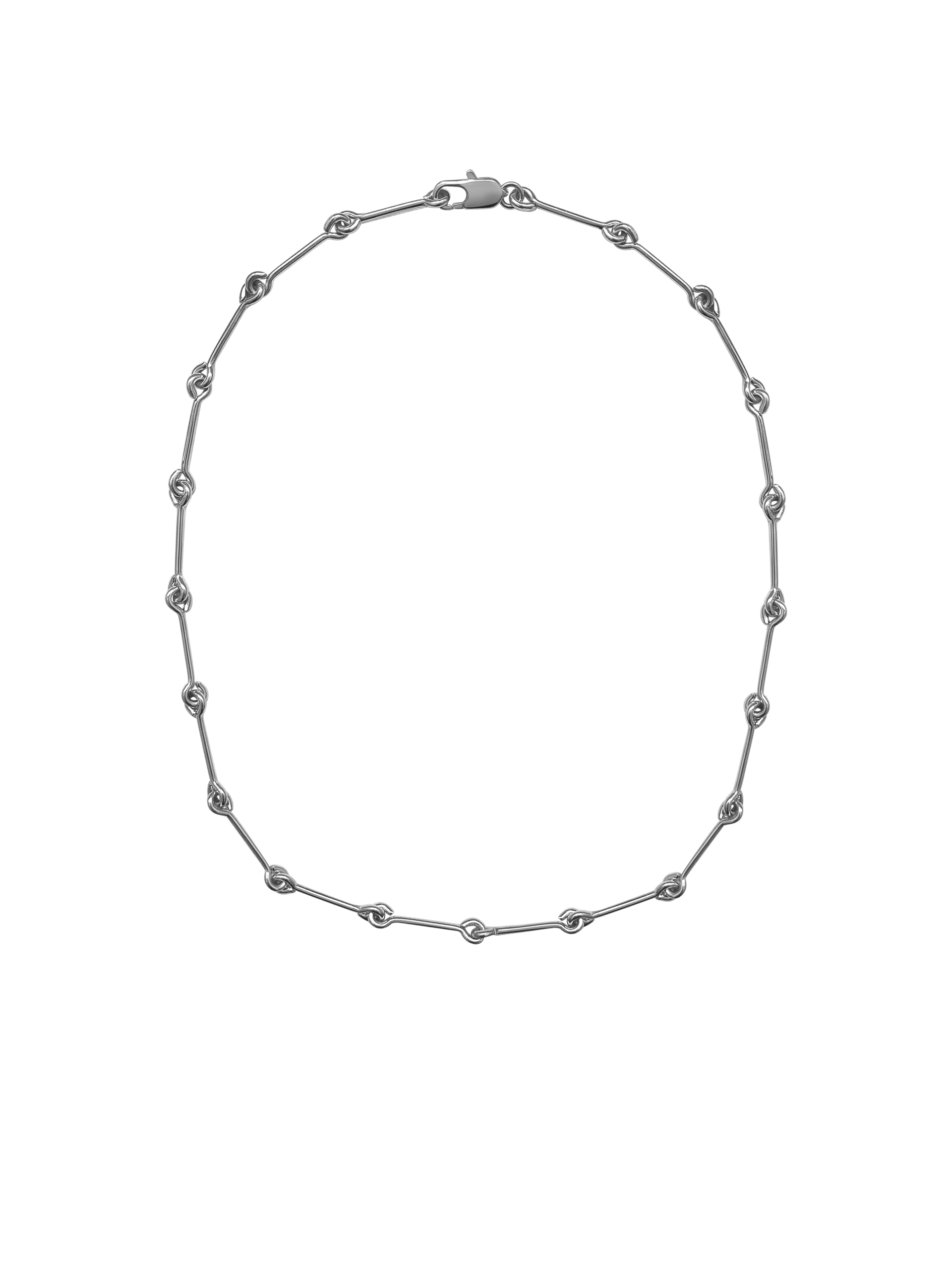 【Laura Lombardi】関税送料込★Treccia ネックレス シルバー Silver Treccia Necklace – lauralombardi