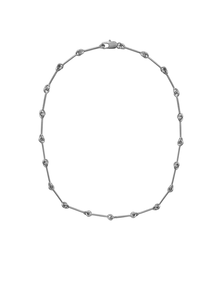 Silver Treccia Necklace – lauralombardi