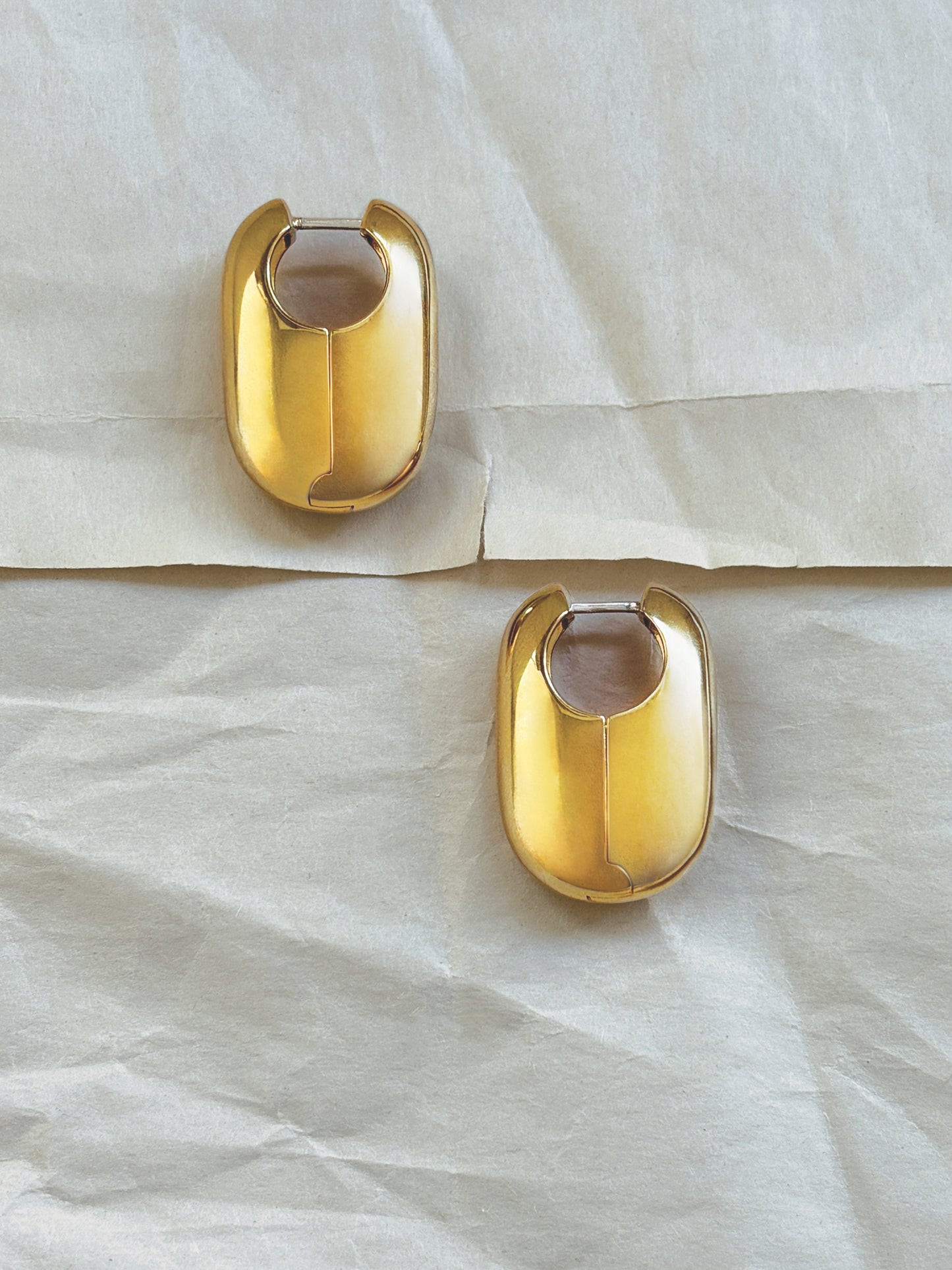 Laura Lombardi gold Vola Earrings