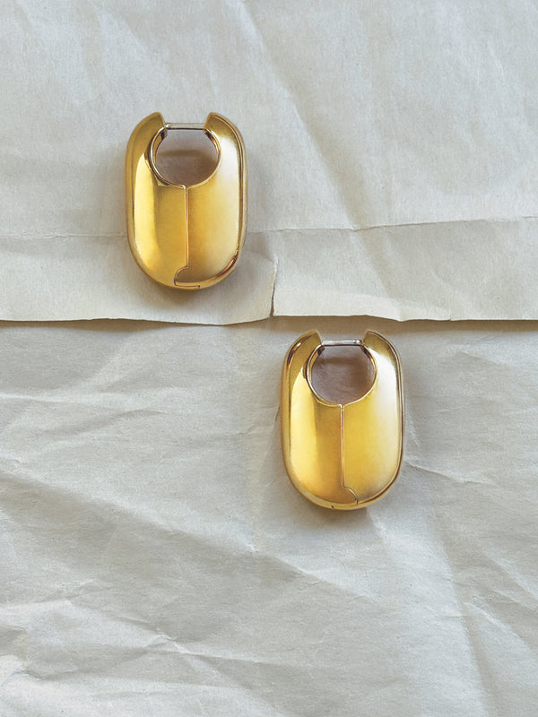 Laura Lombardi gold Vola Earrings