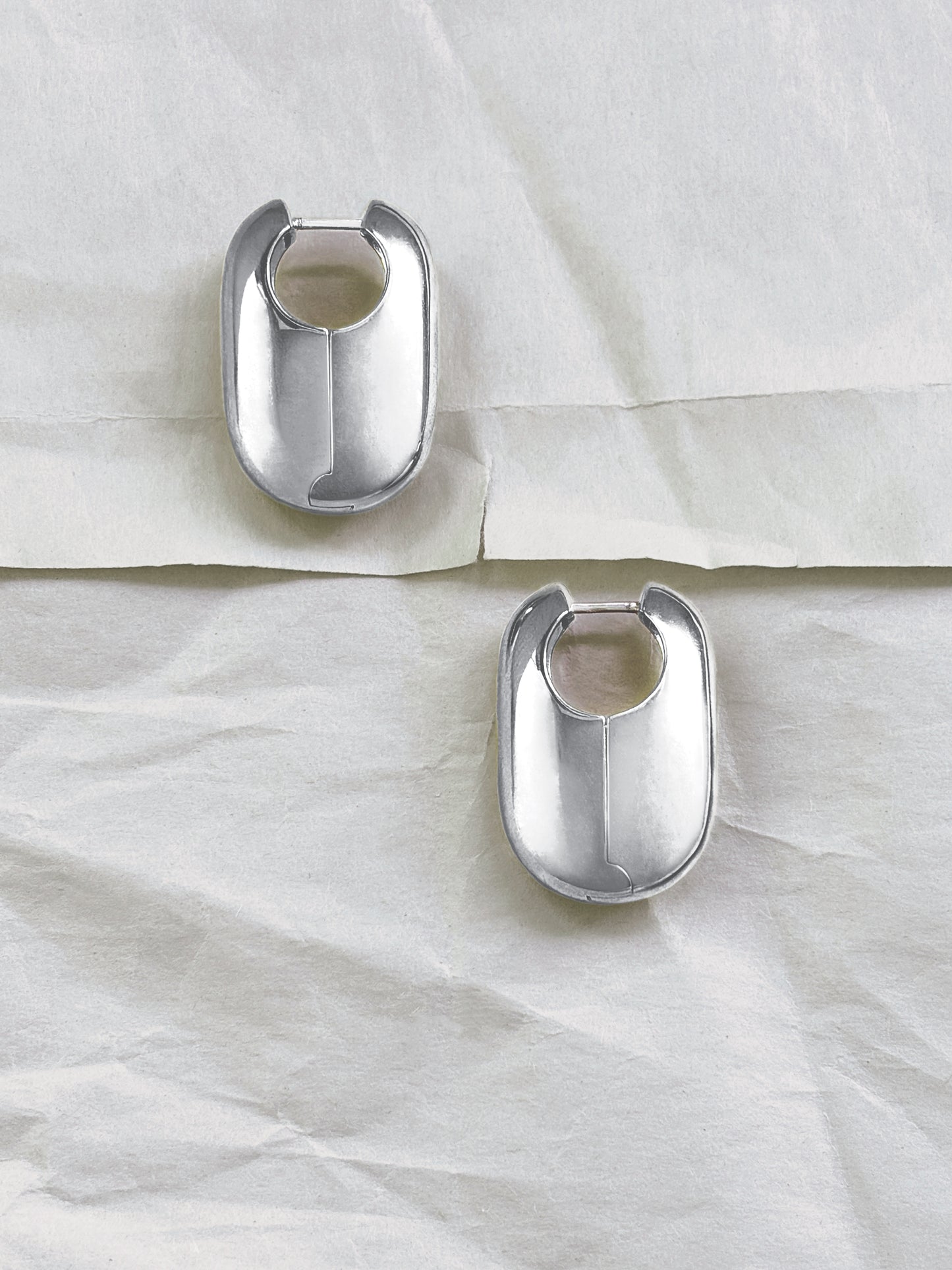 Laura Lombardi Silver Vola Earrings