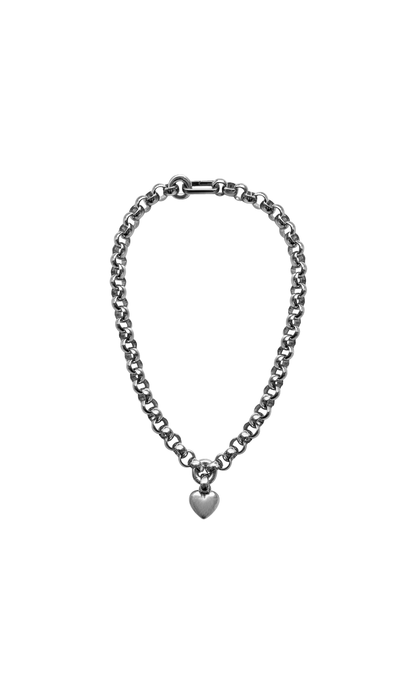Laura Lombardi Silver Amorina heart charm pendant